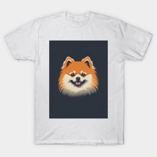 Pomeranian Dog 3 - Japanese Old Vintage T-Shirt